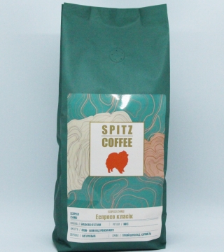 Кава смажена в зернах 'SPITZ COFFEE Еспресо Classic', 1 кг 