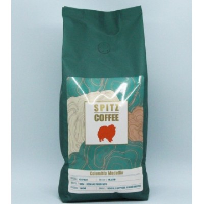 Кава смажена в зернах 'SPITZ COFFEE Колумбія Меделін', 1 кг