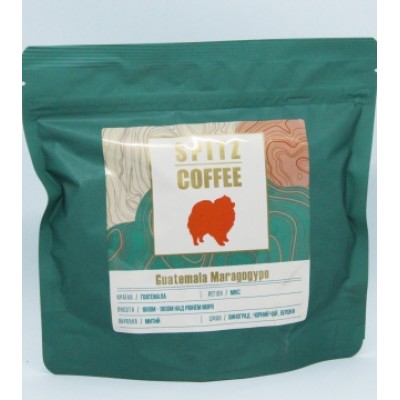 Кава смажена в зернах 'SPITZ COFFEE Марагоджип Гватемала', 250 г