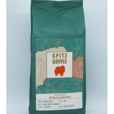 Кава смажена в зернах 'SPITZ COFFEE Ірландський віскі', 1 кг