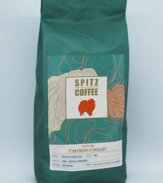 Кава смажена в зернах 'SPITZ COFFEE Платинум стандарт', 1 кг